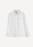 Camicia Caya cotone e perle BIANCO WHITE Donna immagine n. 6