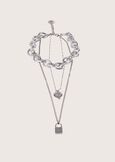 Cleo triple necklace with pendants  Woman image number 2