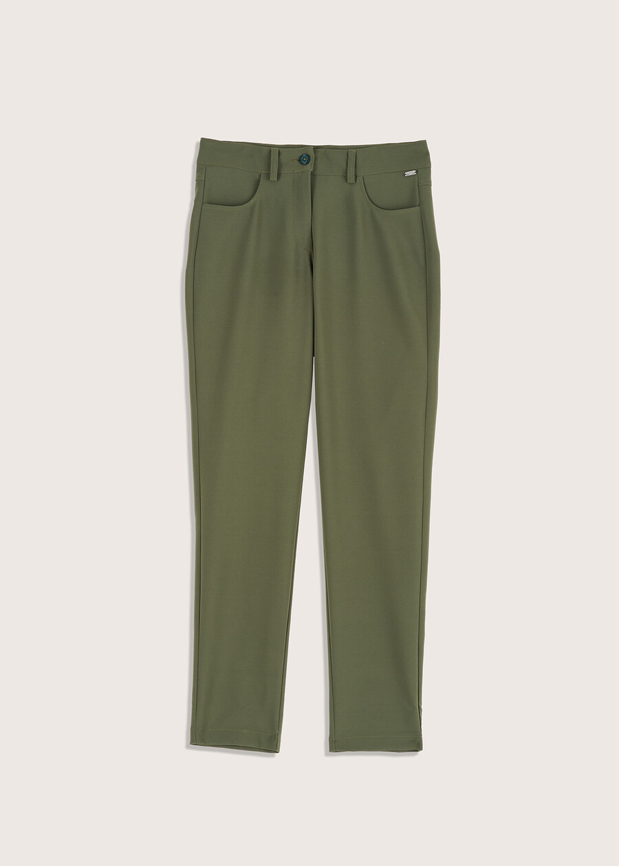 Kate tricotine trousers VERDE TIMO Woman , image number 5