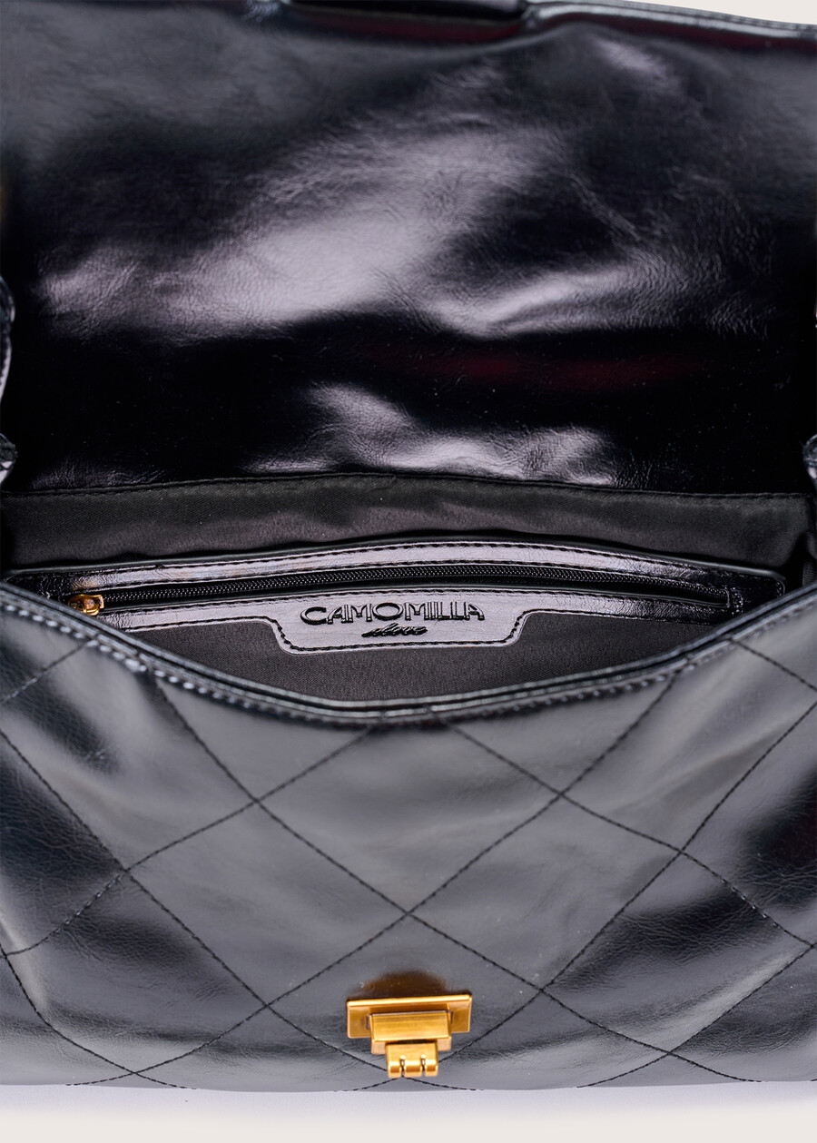 Tracolla Berta in ecopelle NERO BLACK Donna , immagine n. 5