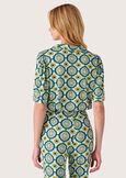 Siry patterned t-shirt BLU MAJO Woman image number 3