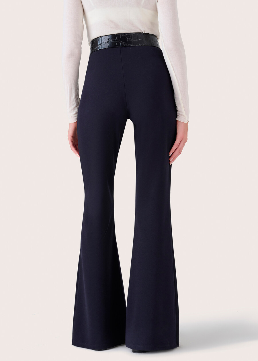 Pantalone Victoria a zampa ROSSO MARTENERO BLACKBLUE DARK BLUEMARRONE Donna , immagine n. 5