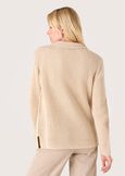 Camil V-neck cardigan BEIGE ECRU Woman image number 3