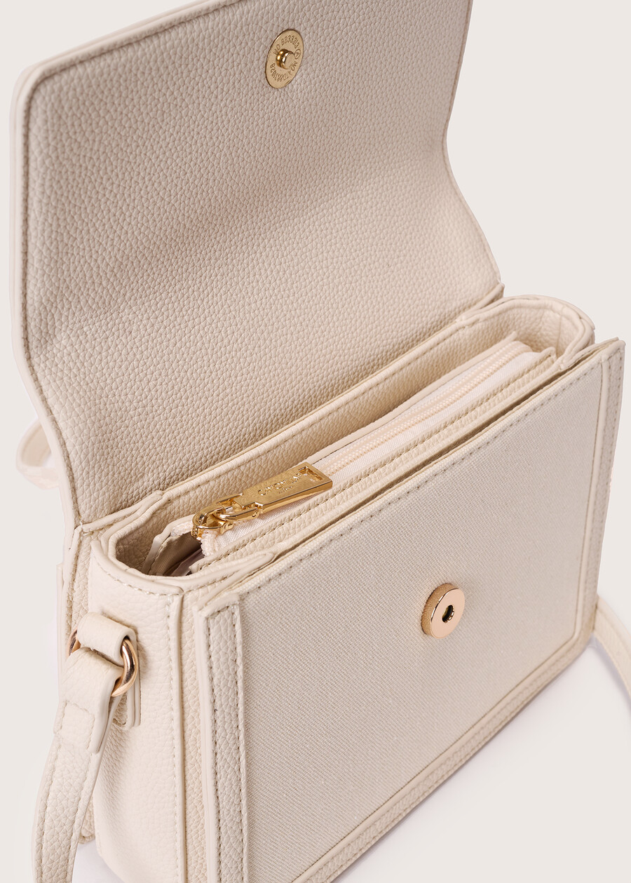 Basilea canvas shoulder bag BEIGEVERDE SALVIA Woman , image number 4