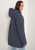 Piotr padded jacket with hood BLU MIDNIGHTVIOLA VINACCIA Woman image number 6