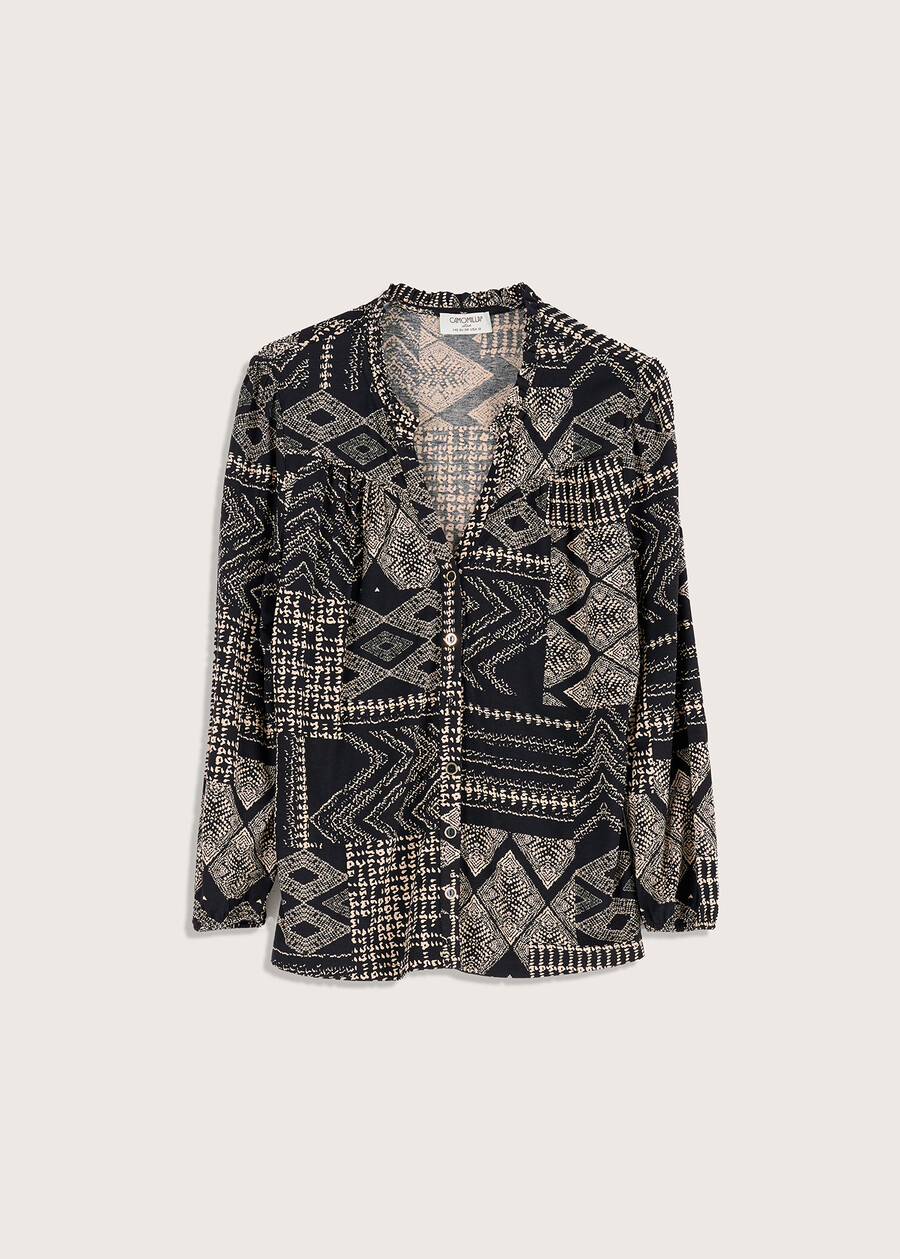 Maglia Sayville con stampa etnica NERONERO Donna , immagine n. 4