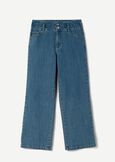 Dodo cotton denim trousers DENIM MEDIUM DENIM Woman image number 7