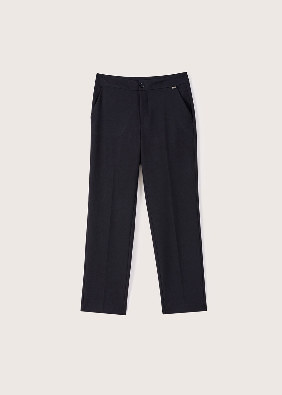 Trousers Alice in technical fabric NERO BLACKBEIGE GESSOBLU Woman , image number 7