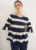 Blusa Bonni A Righe BLU NAVY Donna immagine n. 1