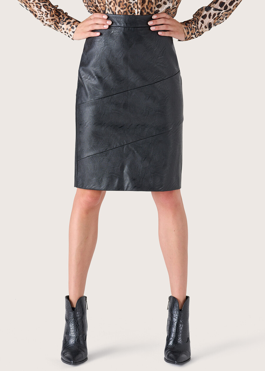 Giselle eco-leather skirt, Woman  , image number 1