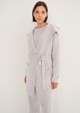 Cardigan Clotilde con collo a scialle MARRONE CAFFEGRIGIO PERLA Donna immagine n. 1