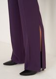 Pantaloni Pierre con spacco al fondo VIOLA PRUGNA Donna immagine n. 4