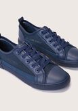 Shyla eco-leather training shoes BLUE OLTREMARE  Woman image number 2
