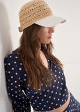 Cappello Carl in rafia intrecciata BEIGE Donna immagine n. 1