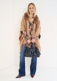 Mantella Mendy con collo ecopelo MARRONE Donna immagine n. 5