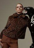 Giubbino Ganda in ecopelo animalier MARRONE TABACCO Donna immagine n. 1