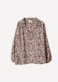Brigida printed blouse with collar NERO BLACK Woman image number 5