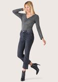 Derek denim trousers GRIGIO DARKGREY Woman image number 1