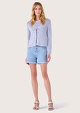 Bart light denim bermuda shorts DENI DENIM Woman image number 1