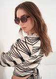 Occhiali Da Sole Havana Animalier VERDE HAVANANERO BLACK Donna immagine n. 1