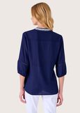 Camicia Candy in rayon di viscosa BLU Donna immagine n. 3