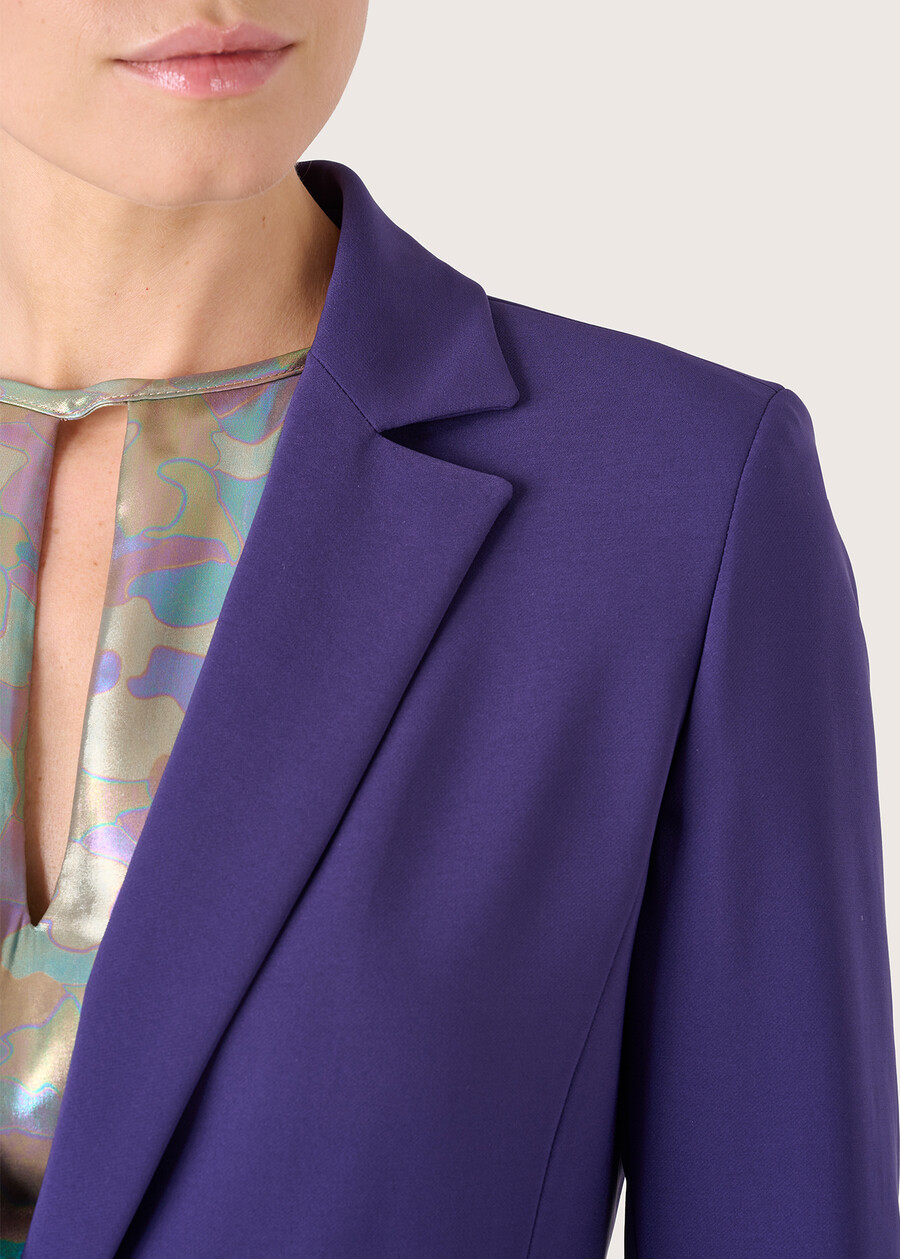 Vittoria technical fabric blazer VIOLA ORCHIDEA Woman , image number 3