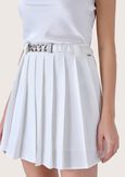 Gery pleated skirt BIANCO WHITE Woman image number 3