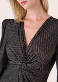 Blusa Samira con nodo NERO BLACK Donna immagine n. 2