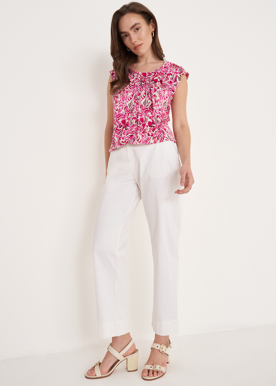 Starry Egg-Shaped Blouse BEIGE LATTE Woman , image number 4