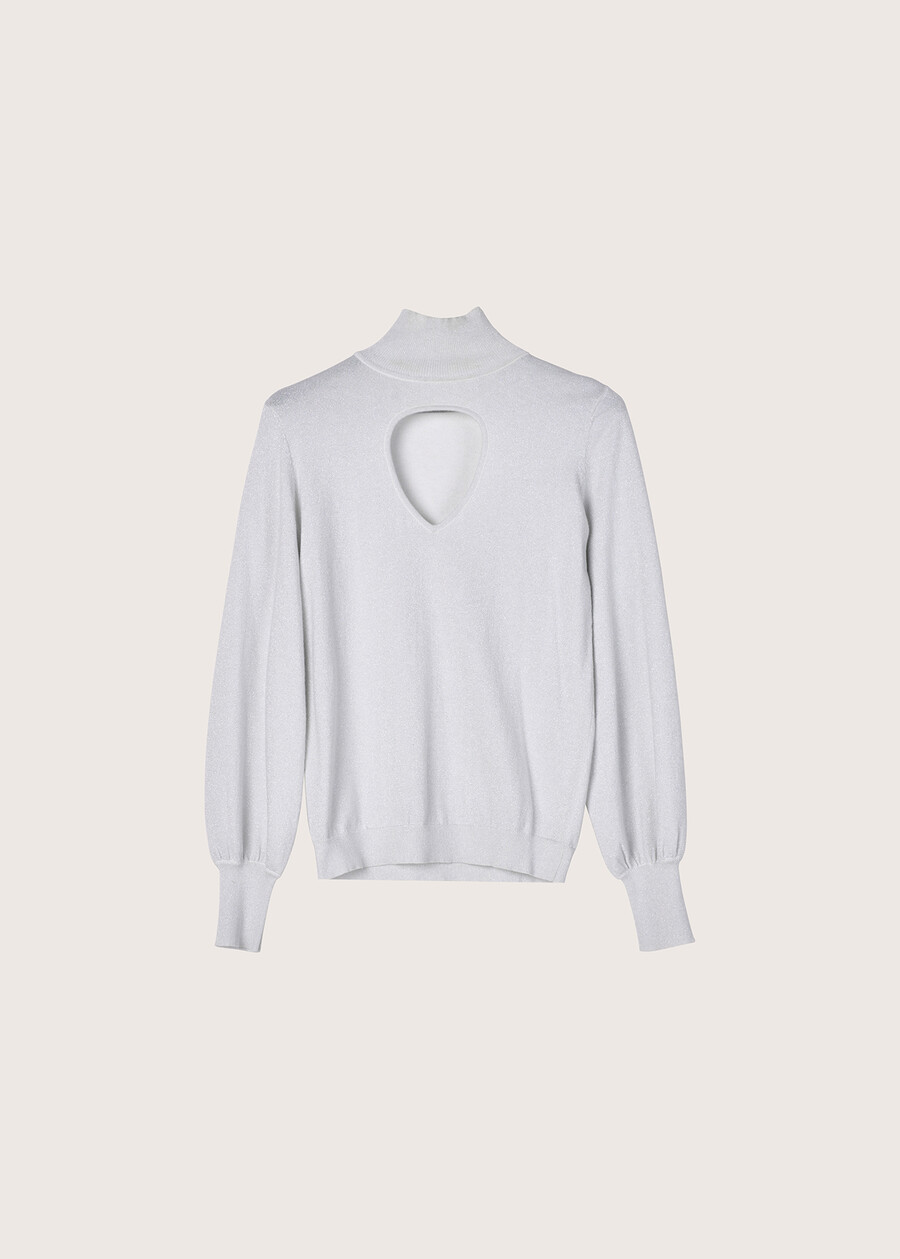 Maglia Merry con apertura a goccia BIANCO WHITE Donna , immagine n. 4