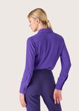 Camicia Cristina in tessuto crepe VIOLA ORCHIDEA Donna immagine n. 3