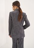 Corduroy Velvet  Suit GRIGIO CENEREVIOLA PURPLE Woman image number 4