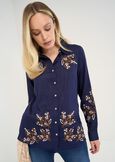 Camicia Comet con ricamo BIANCOBLU Donna immagine n. 1