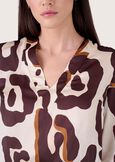 Blusa Sara in satin BEIGE Donna immagine n. 2