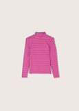T-shirt Sarah in viscosa BLUE COLONIALROSSO SYRAH Donna immagine n. 4