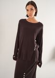 Mara ribbed sweater MARRONE CAFFEGRIGIO PERLA Woman image number 1