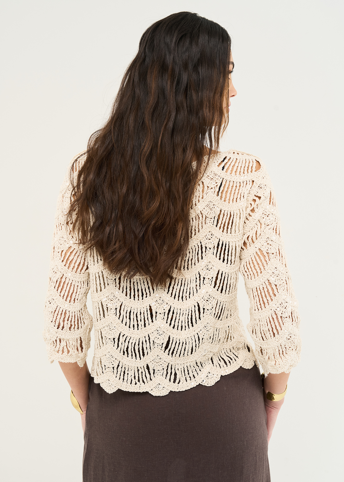 Carolina cotton yarn cardigan 113301 - Woman - Camomilla Italia®