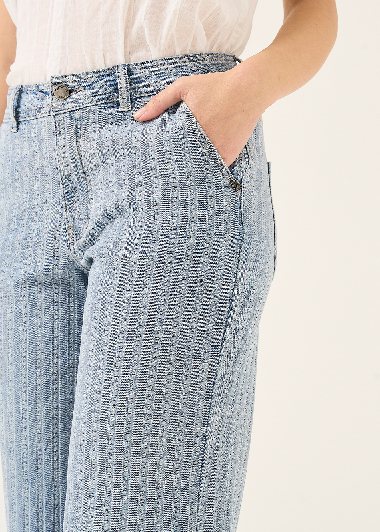 Sara-J striped capris 113302 - Woman - Camomilla Italia®