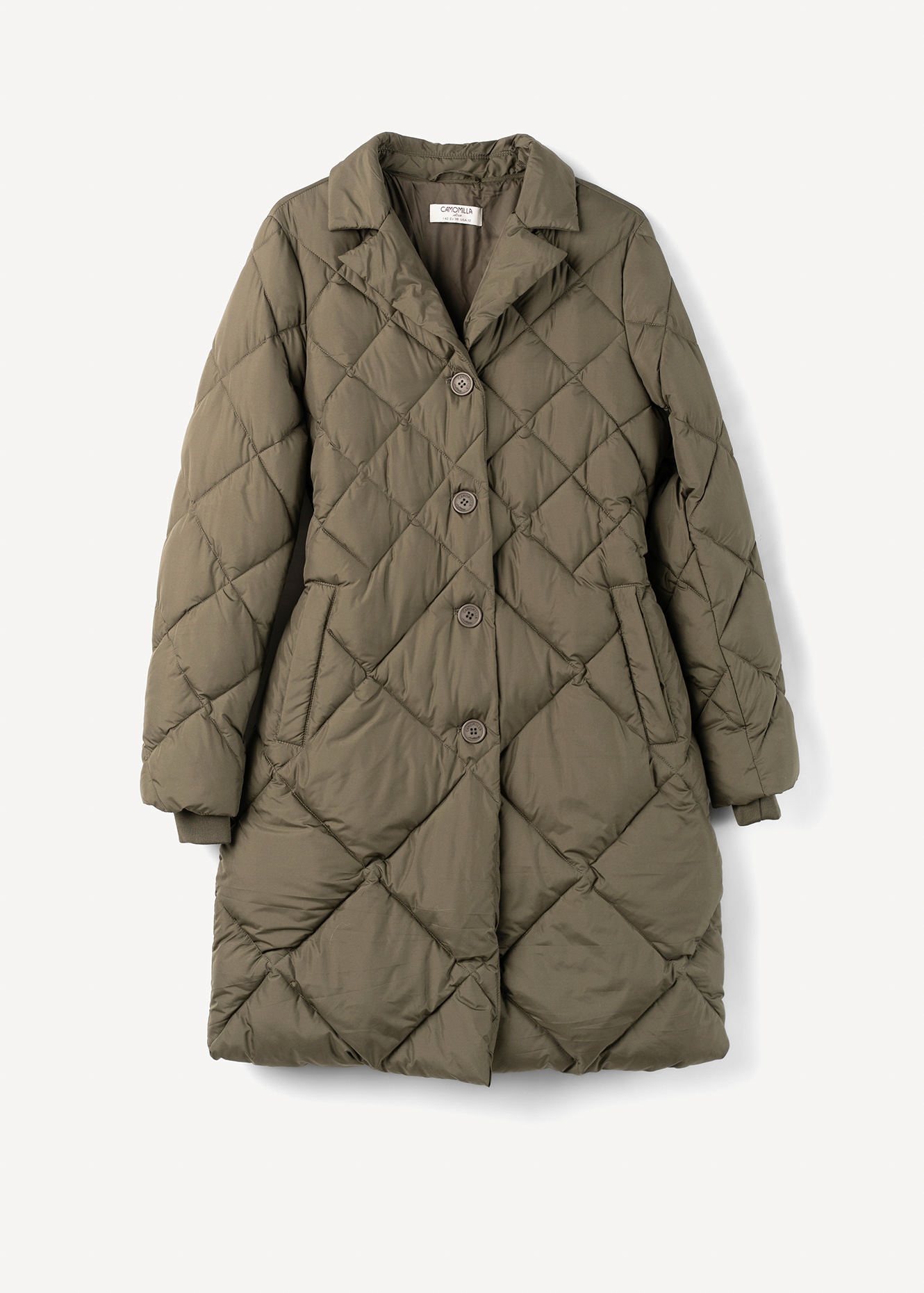 Piumino Pat con finto gilet 113058 Donna Camomilla Italia®